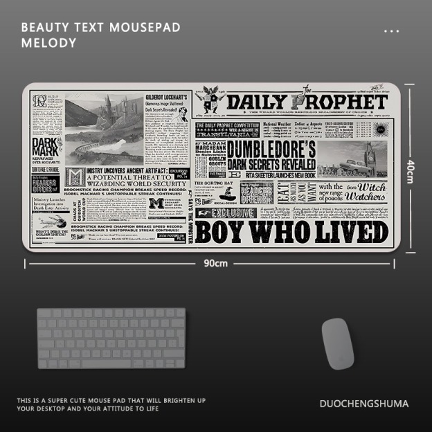 哈利波特 主題桌墊 布質滑鼠墊-GOODTOYSTUDIO