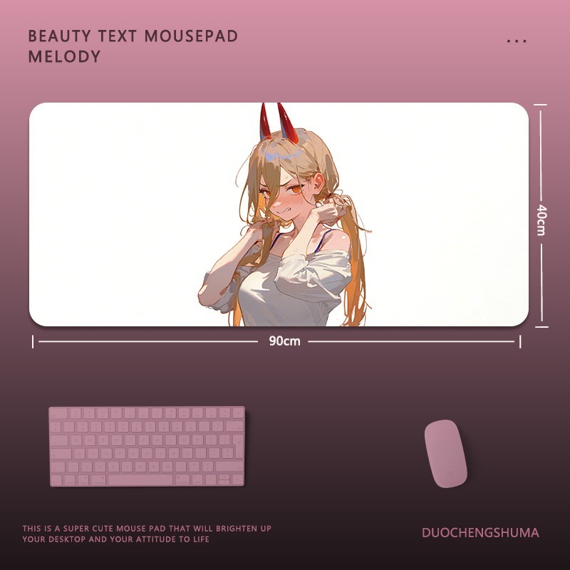 鏈鋸人 主題桌墊 布質滑鼠墊-GOODTOYSTUDIO