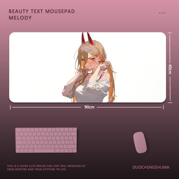 鏈鋸人 主題桌墊 布質滑鼠墊-GOODTOYSTUDIO