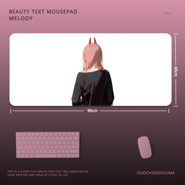 鏈鋸人 主題桌墊 布質滑鼠墊-GOODTOYSTUDIO