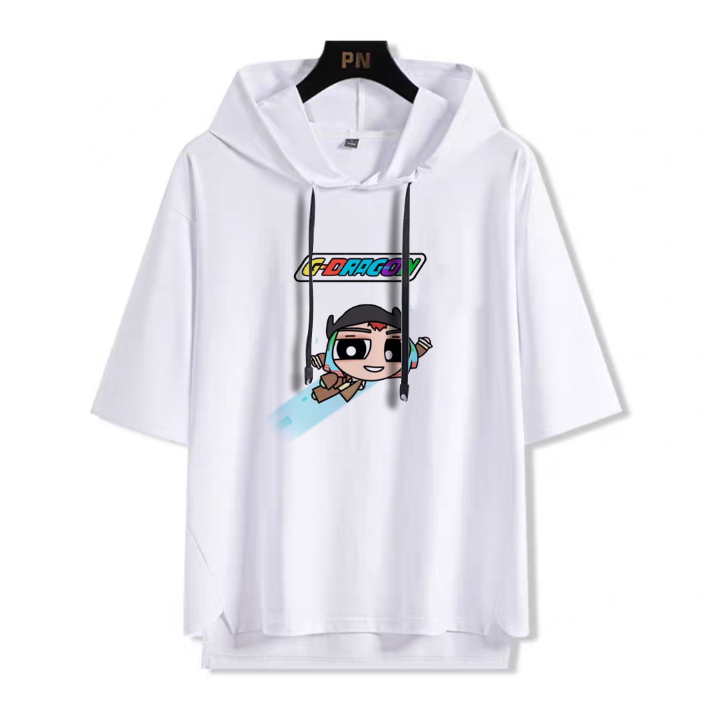 G-DRAGON 權志龍 連帽短袖T恤-ZUIHANG SHOP