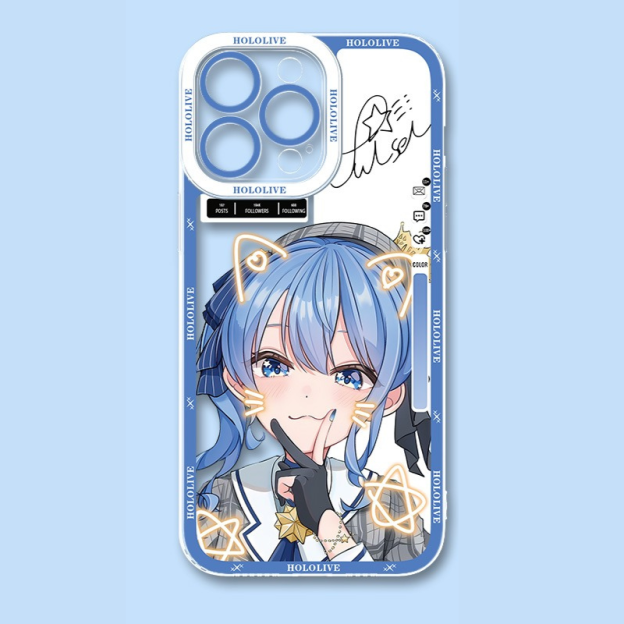 Hololive虛擬主播天使眼透明防摔軟殼