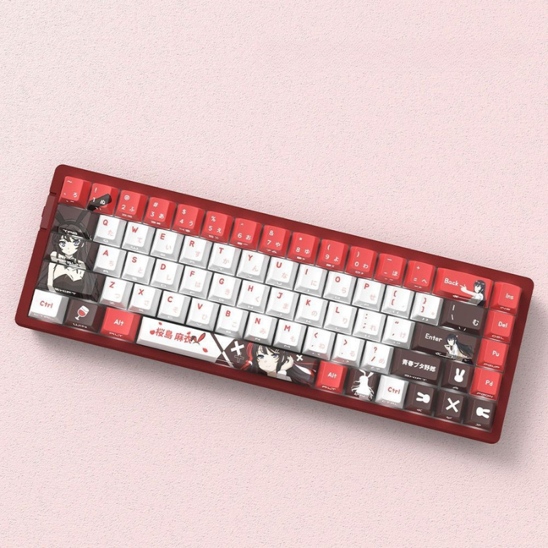 櫻島麻衣 聯名二次元側刻無線機械鍵盤