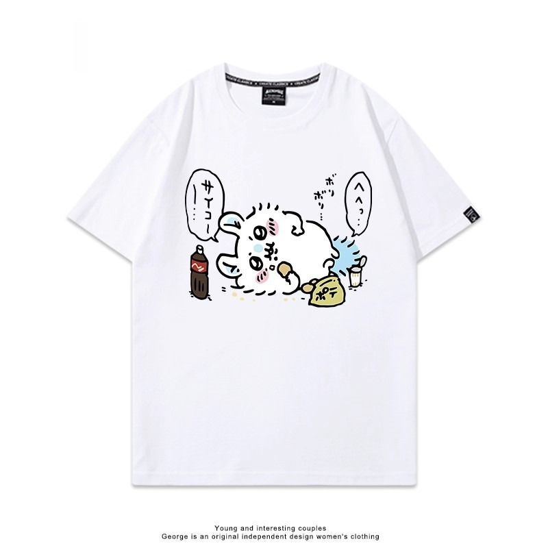 Chiikawa 2025親子情侶男女同款 印花短袖T恤-GOODTOYSTUDIO