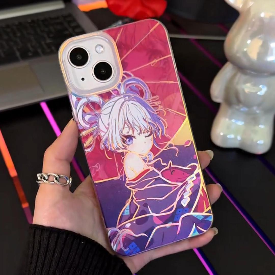 超時空輝耀姬！ 極光金漸變手機殼