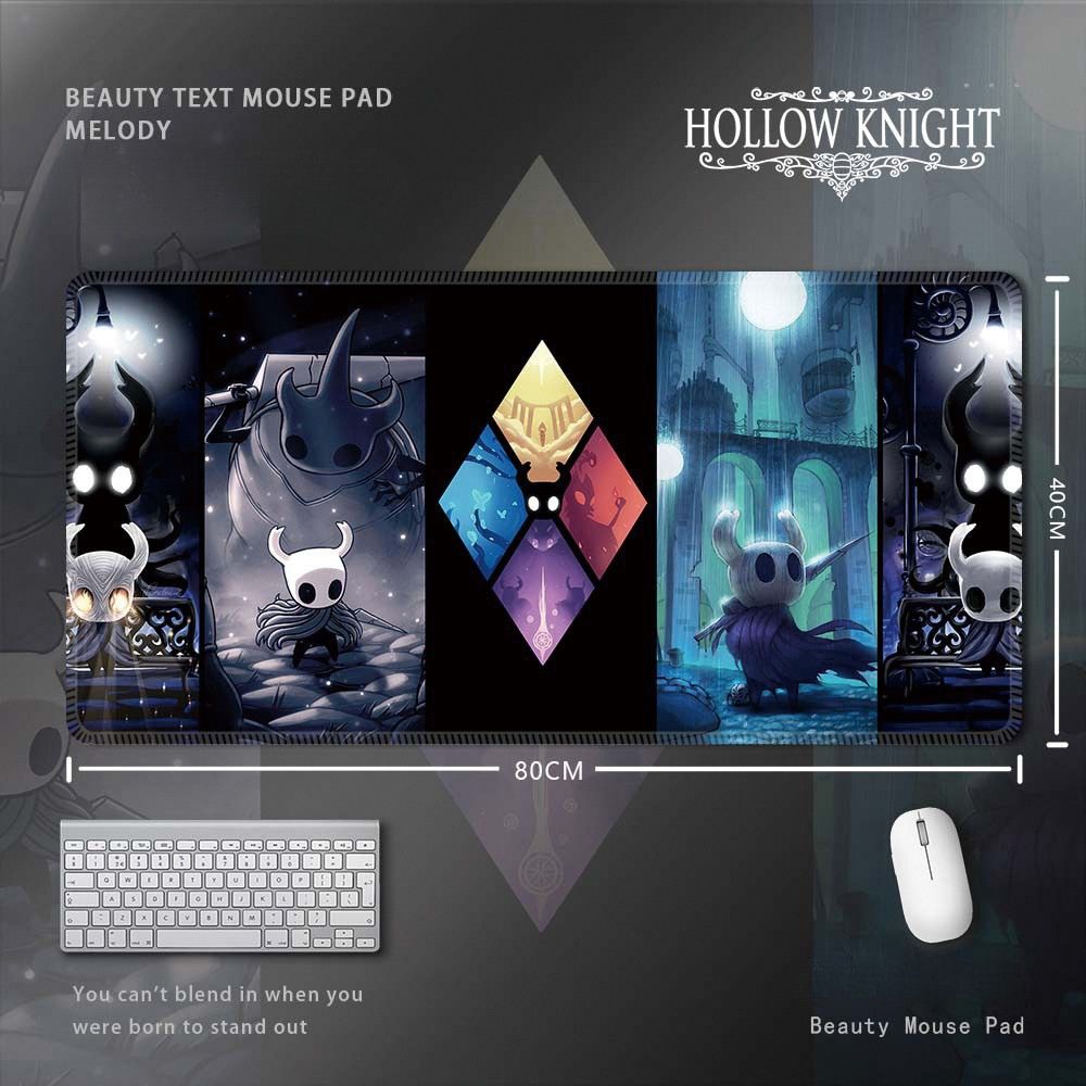 空洞騎士 Hollow Knight 滑鼠墊｜超大尺寸遊戲桌墊 電腦鍵盤墊 收藏周邊