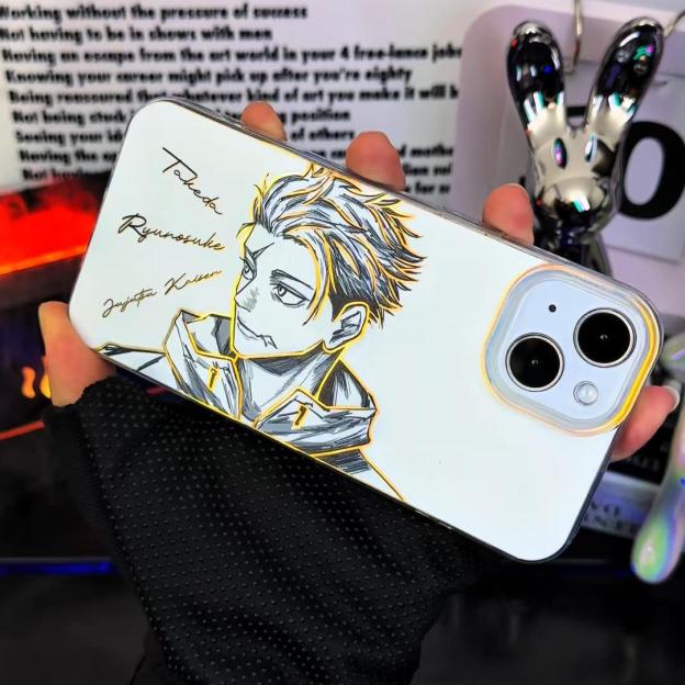 咒術迴戰 極光金漸變手機殼