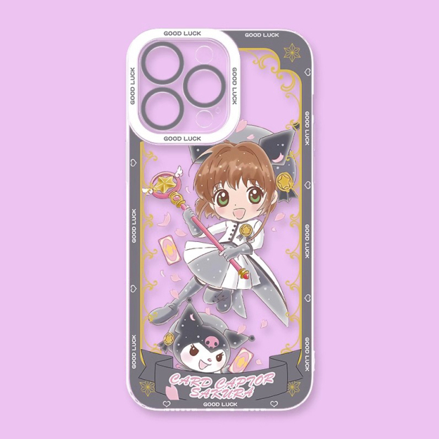 魔卡少女櫻天使眼透明防摔軟殼