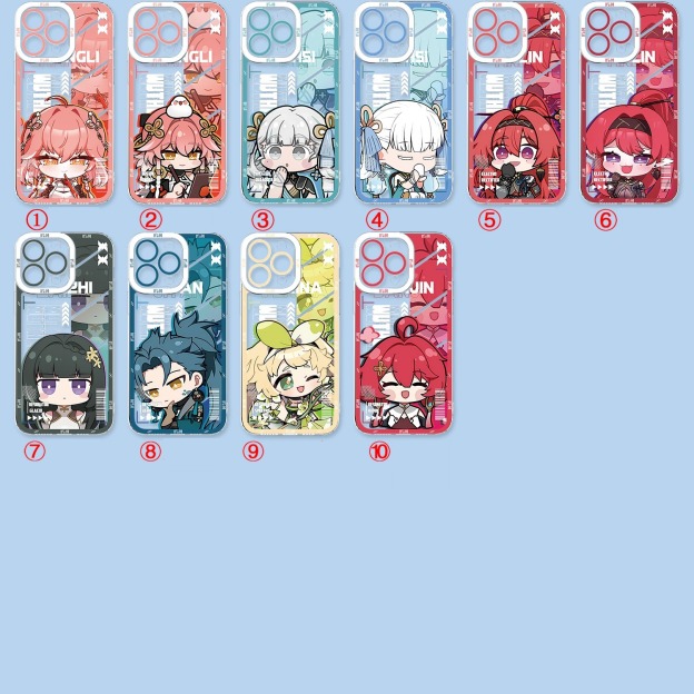 鳴潮Q版 天使眼透明防摔軟殼