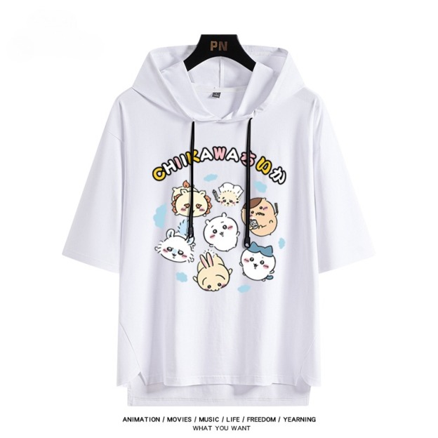 chiikawa 連帽短袖T恤