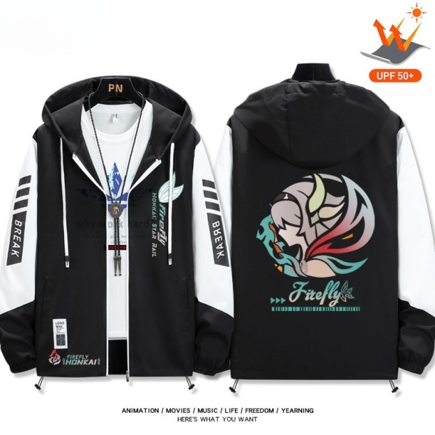 星穹鐵道流螢 輕薄透氣防曬衣外套