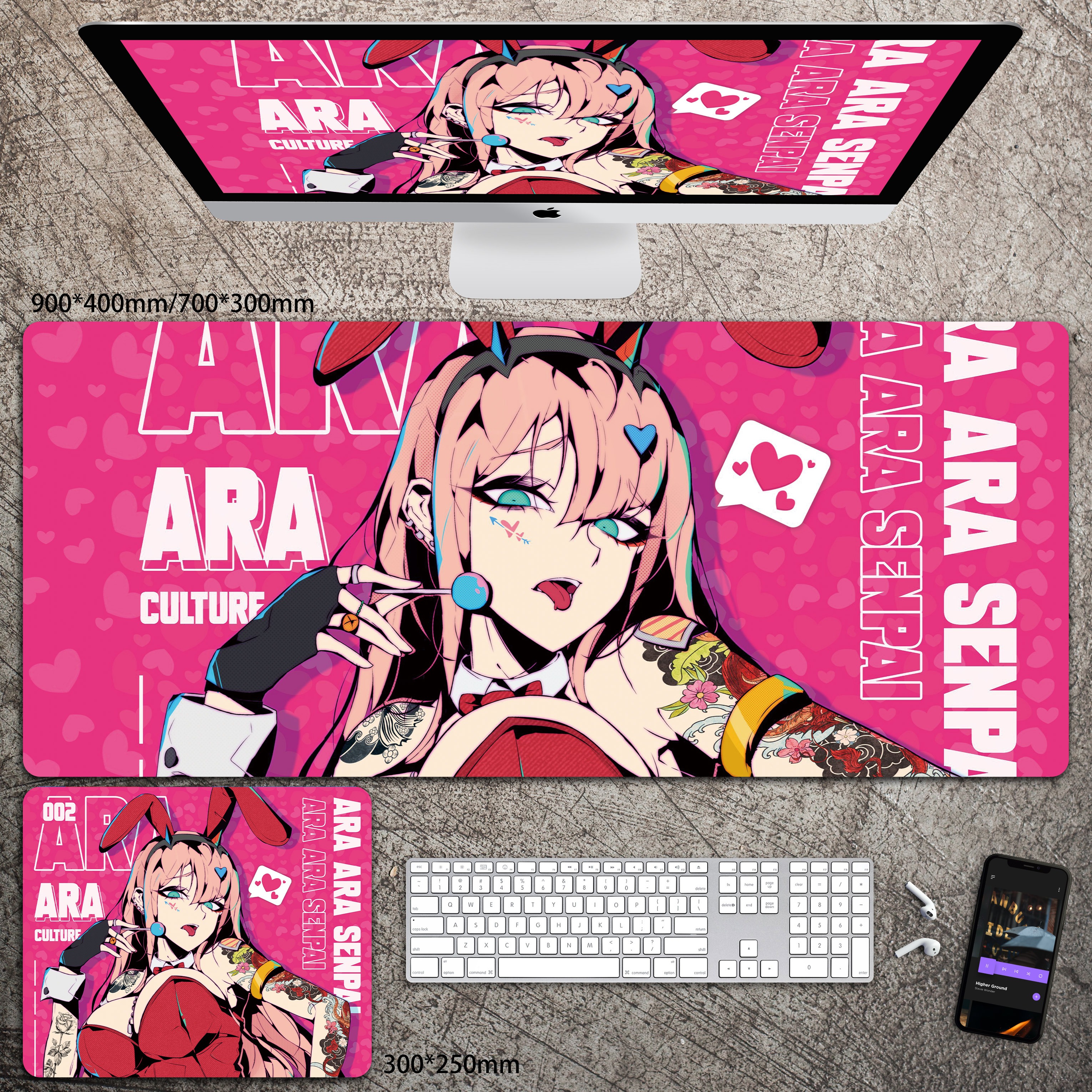 動漫系列 主題桌墊 布質滑鼠墊