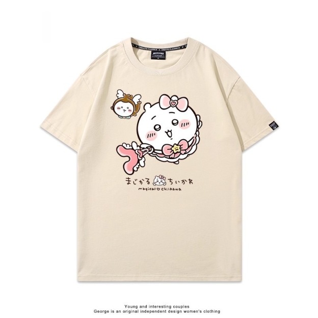 Chiikawa 2025親子情侶男女同款 印花短袖T恤-GOODTOYSTUDIO