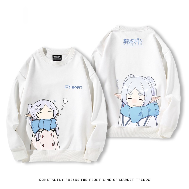 葬送的芙莉蓮 秋冬新款 親子情侶裝圓領長袖