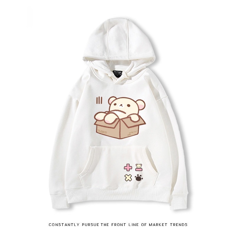 拉拉熊 秋冬新款 親子情侶裝連帽衛衣