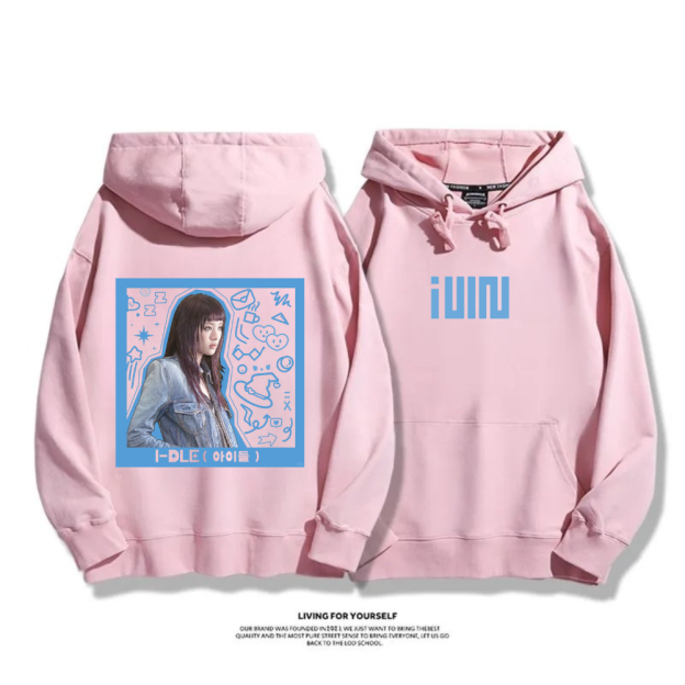 (G)I-DLE 2025秋冬新款 親子情侶男女連帽衛衣