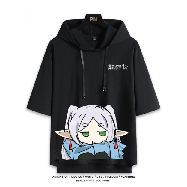 葬送的芙莉蓮 連帽短袖T恤-GOODTOYSTUDIO