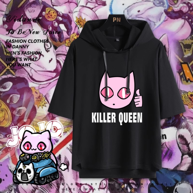 JOJO的奇妙冒險 連帽短袖T恤-GOODTOYSTUDIO