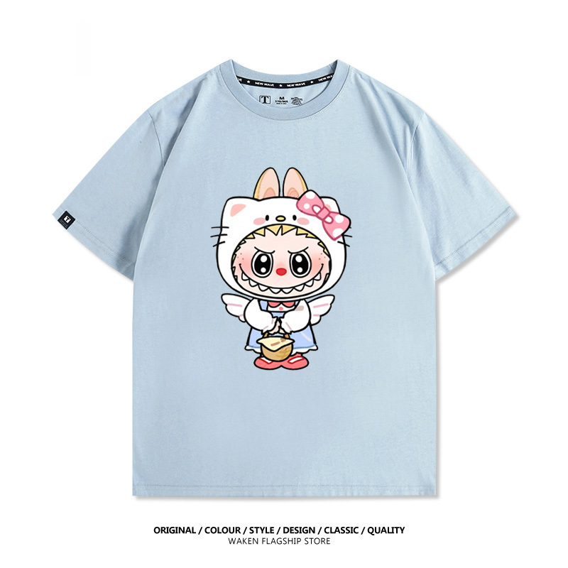 LabubuX三麗鷗 印花T恤-GOODTOYSTUDIO