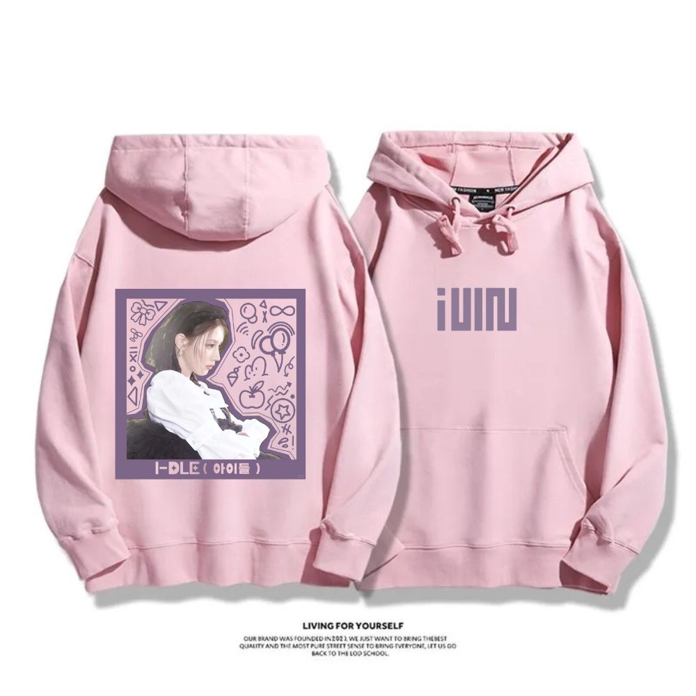 (G)I-DLE 2025秋冬新款 親子情侶男女連帽衛衣