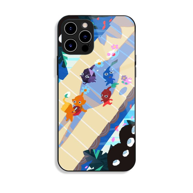 皮克敏 PIKMIN 高清鋼化玻璃手機殼