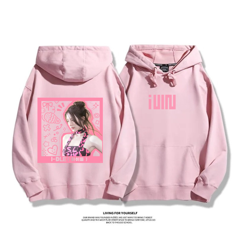 (G)I-DLE 2025秋冬新款 親子情侶男女連帽衛衣