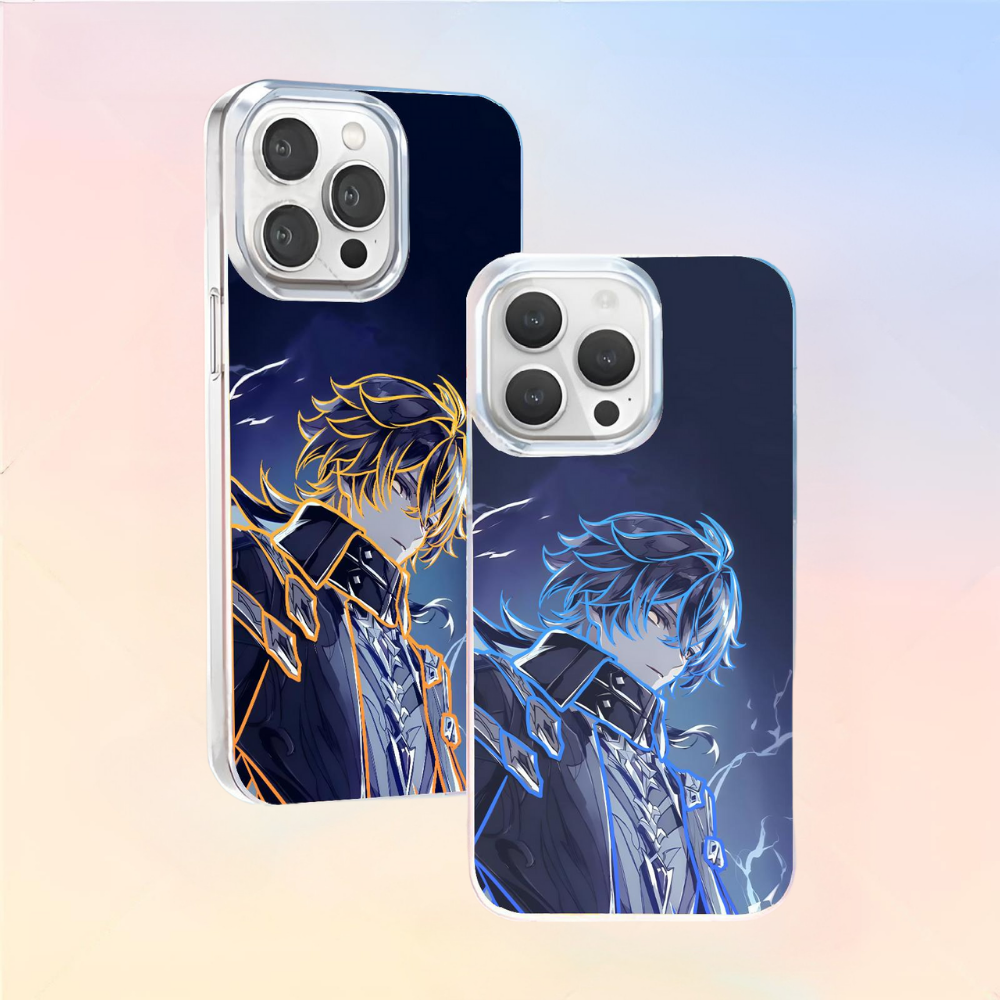 原神極光金漸變防摔手機殼