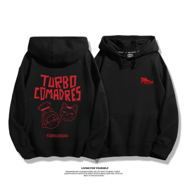 膽大黨 2025秋冬新款 親子情侶男女連帽衛衣