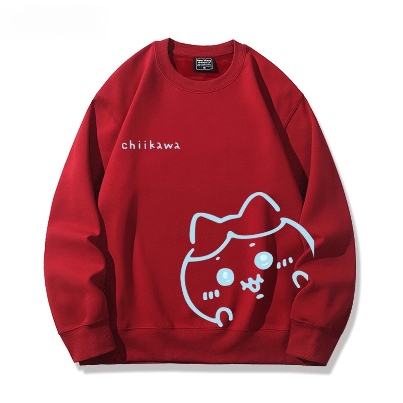 Chiikawa 聯名親子情侶裝 圓領長袖