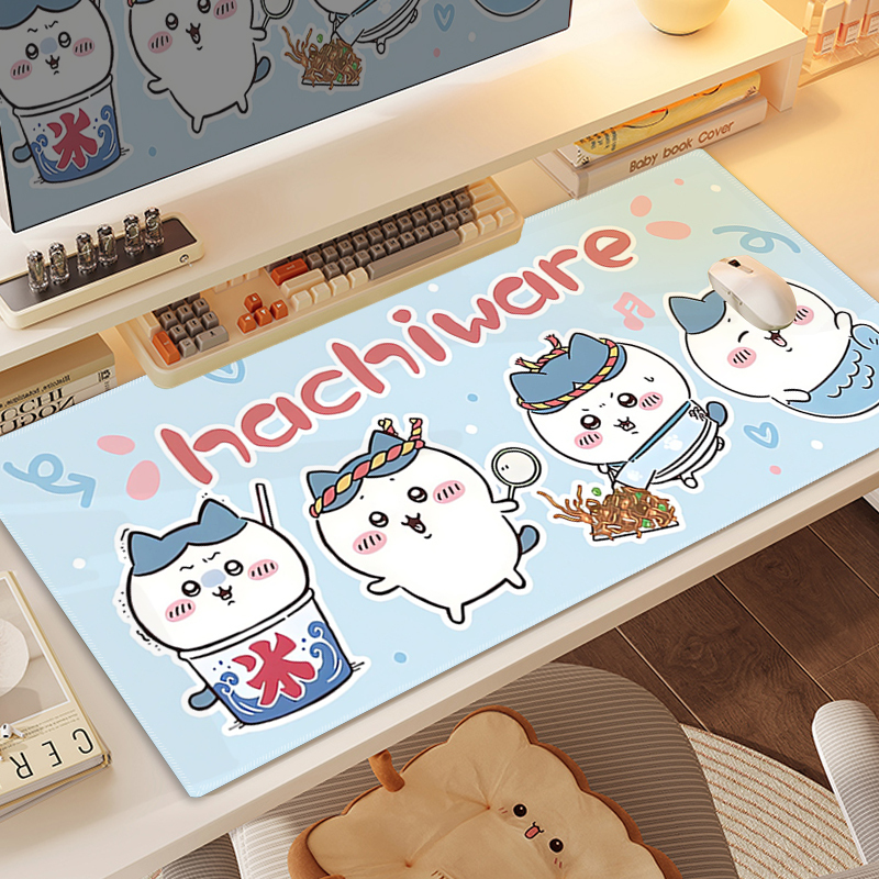 Chiikawa 主題桌墊 布質滑鼠墊