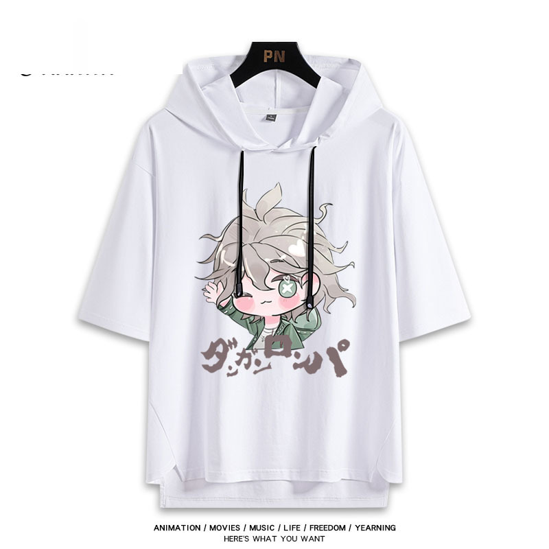 彈丸論破 連帽短袖T恤-GOODTOYSTUDIO