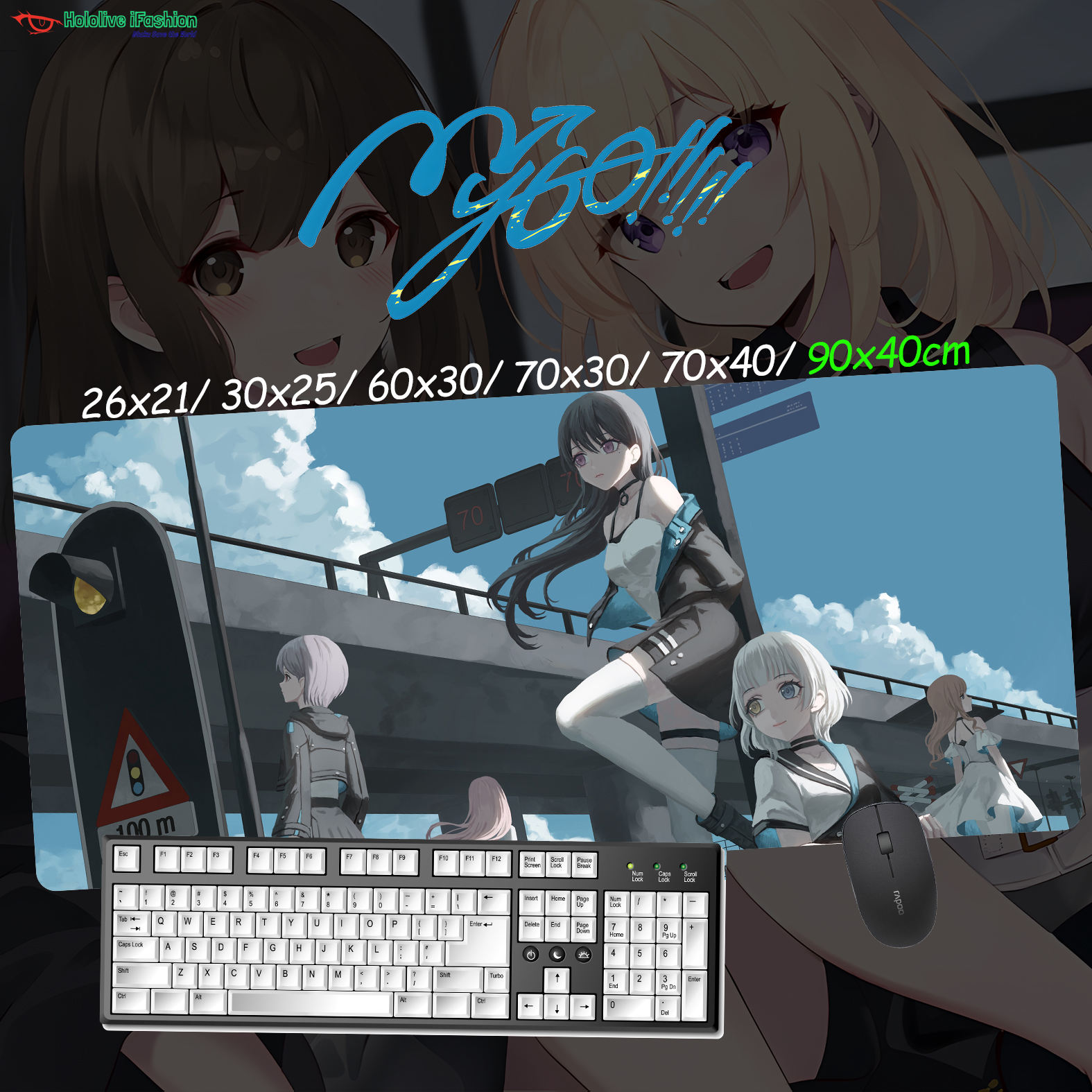 BanG Dream! It's MyGO!!!!! 超大鎖邊主題桌墊 布質滑鼠墊