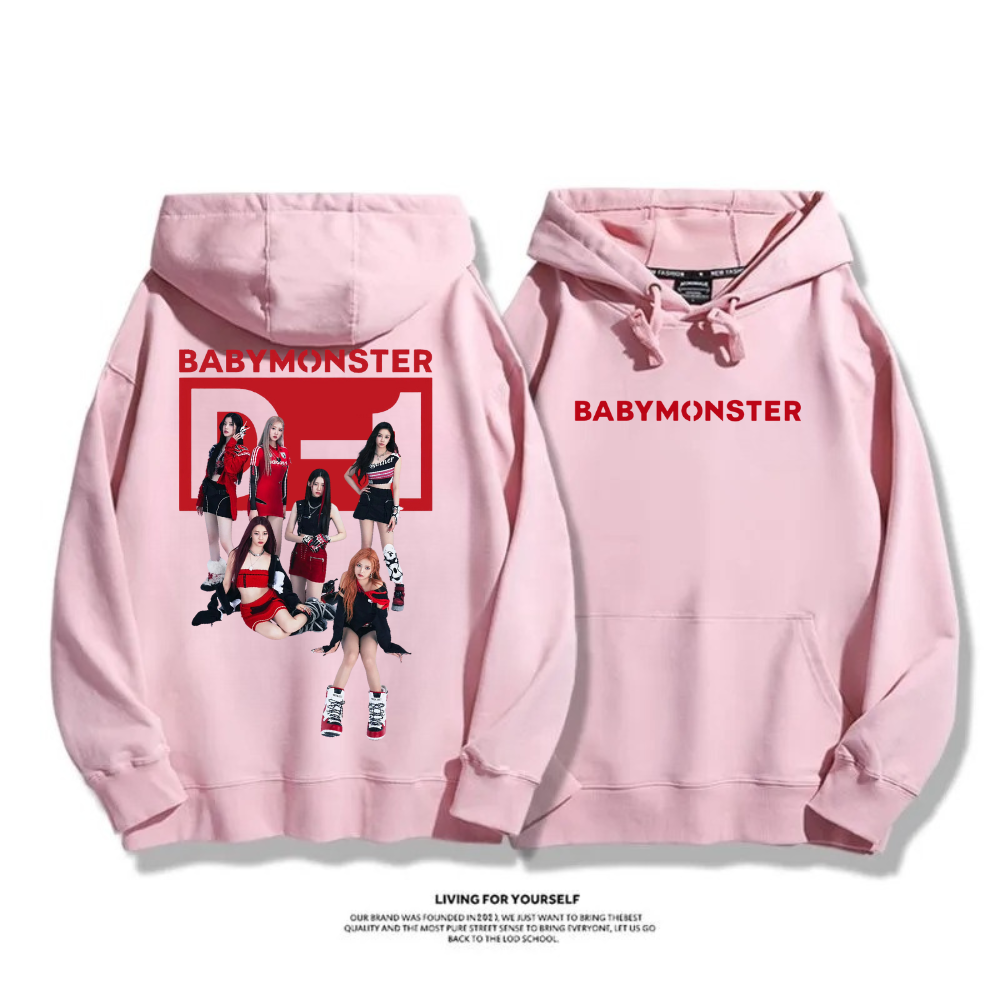 BLACKPINK 2025秋冬新款 親子情侶男女連帽衛衣