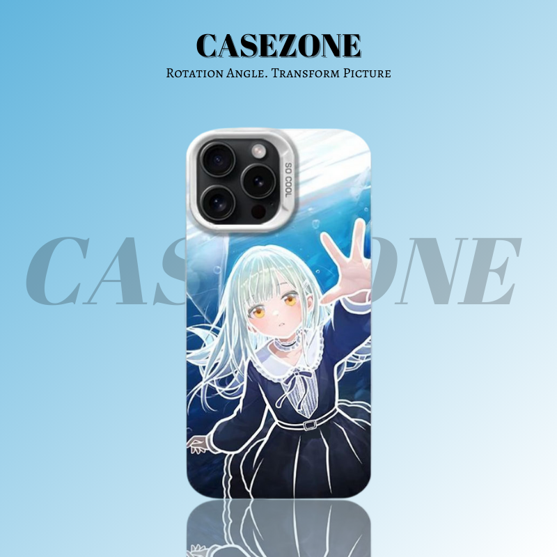 MyGO!!!!!彩銀線條漸變防摔手機殼