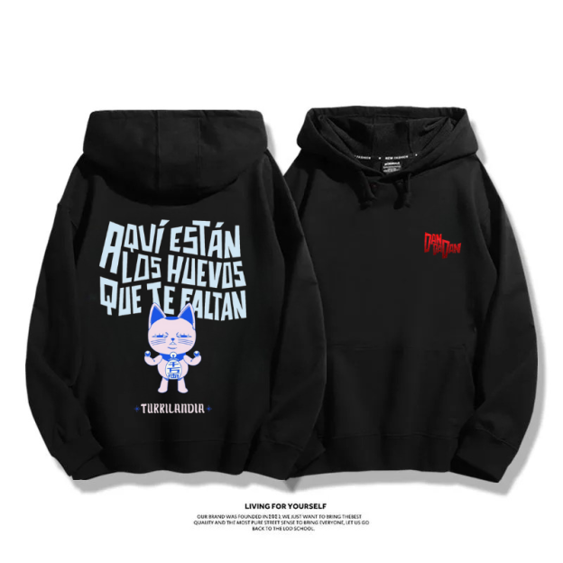 膽大黨 2025秋冬新款 親子情侶男女連帽衛衣