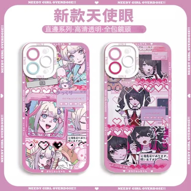 蘋果 系列主播女孩重度依賴 天使眼透明防摔軟殼
