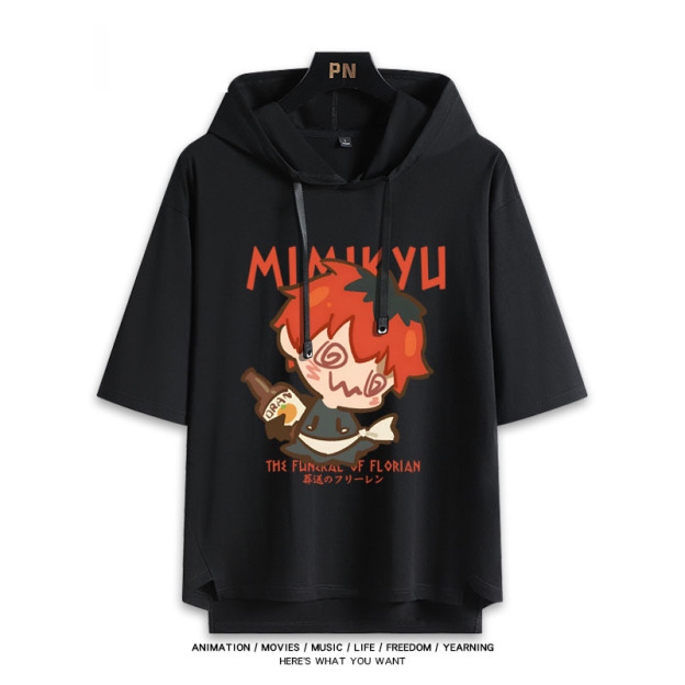 葬送的芙莉蓮 連帽短袖T恤-GOODTOYSTUDIO