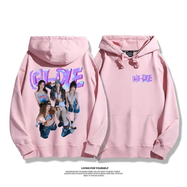 (G)I-DLE 2025秋冬新款 親子情侶男女連帽衛衣