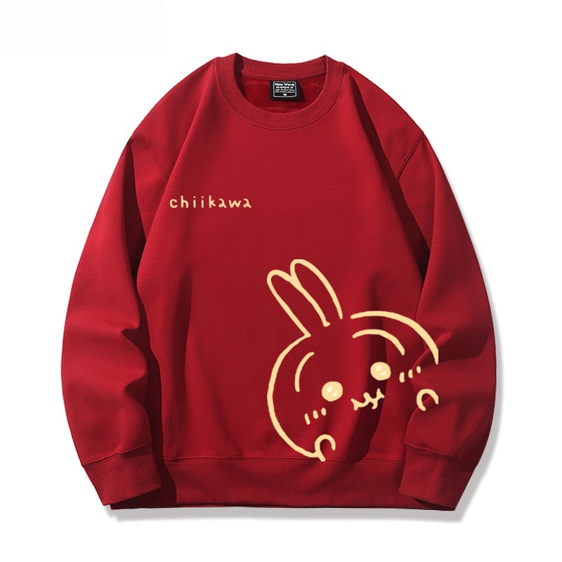 Chiikawa 聯名親子情侶裝 圓領長袖