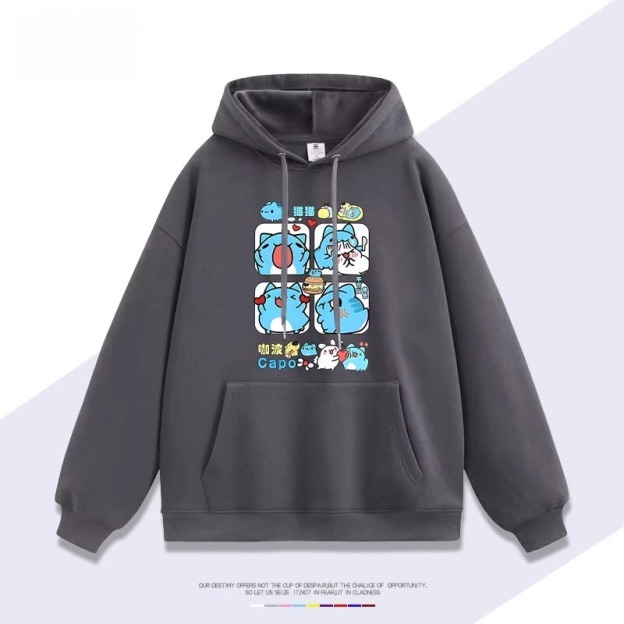 貓貓蟲咖波 2025秋冬新款親子情侶裝連帽衛衣