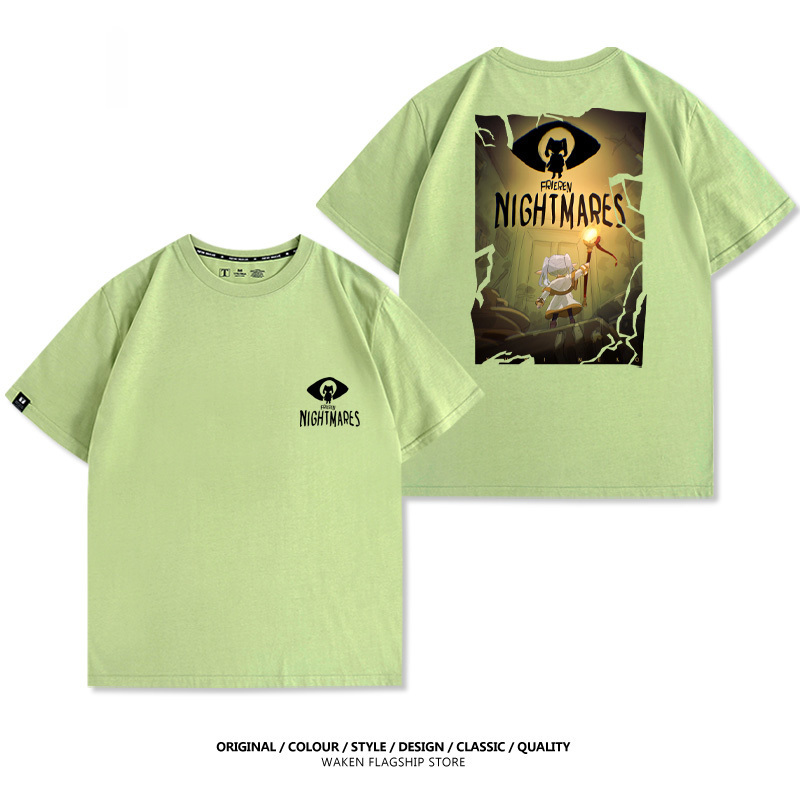 小小夢魘X葬送的芙莉蓮 印花T恤-GOODTOYSTUDIO