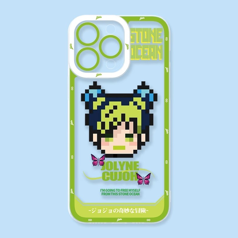 蘋果 系列JOJO的奇妙冒險天使眼透明防摔軟殼