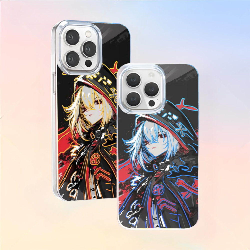 原神極光金漸變防摔手機殼