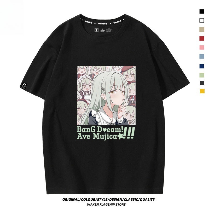 BanG Dream! Ave Mujica 印花短袖T恤