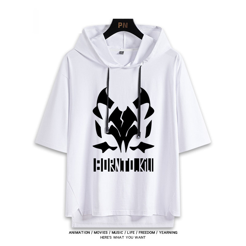 蔚藍檔案 鬼方佳代子 連帽短袖T恤-GOODTOYSTUDIO