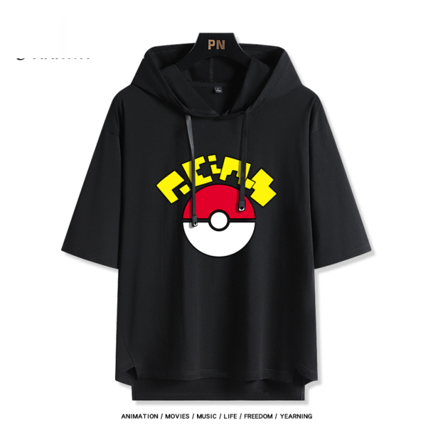 神奇寶貝寶可夢 連帽短袖T恤-GOODTOYSTUDIO