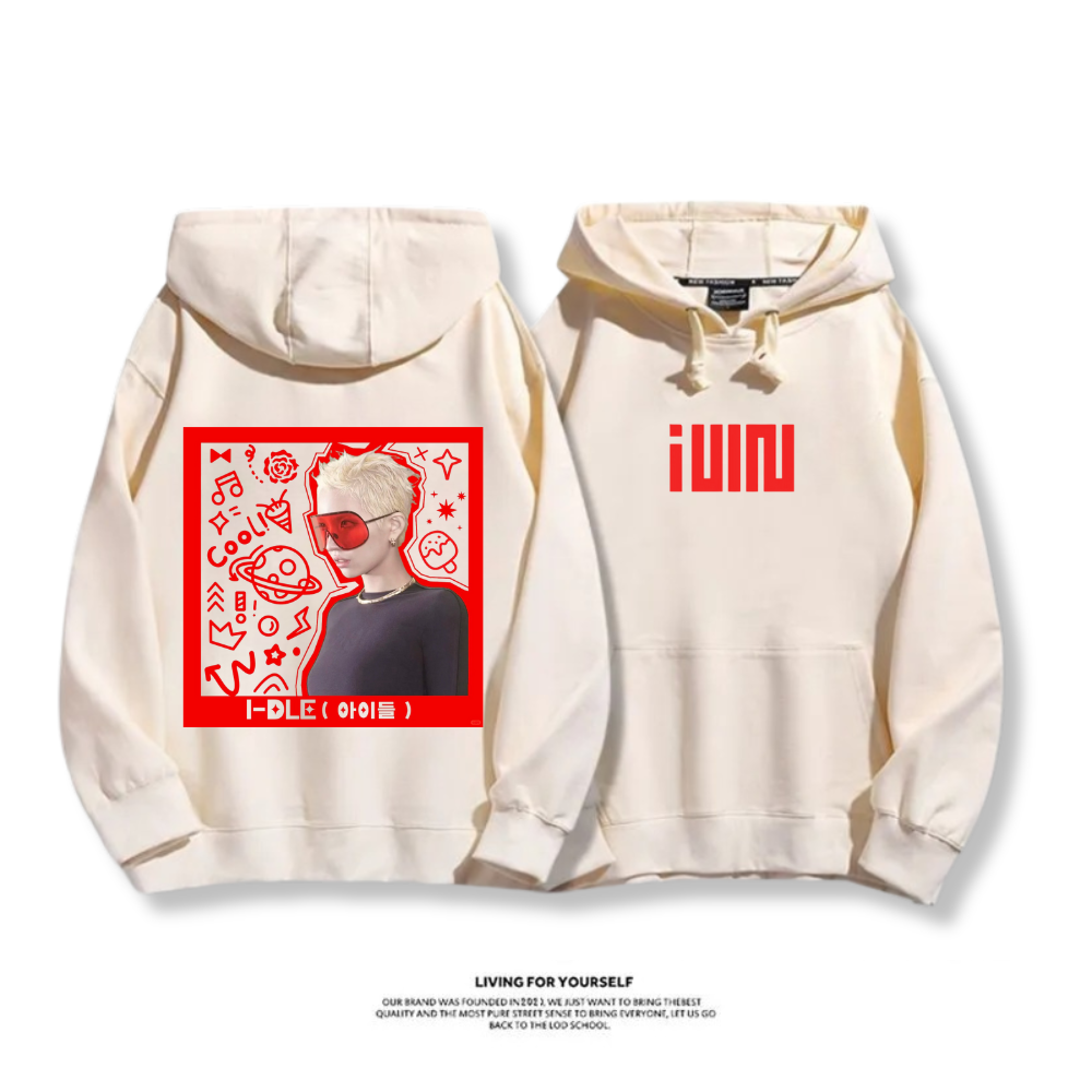 (G)I-DLE 2025秋冬新款 親子情侶男女連帽衛衣