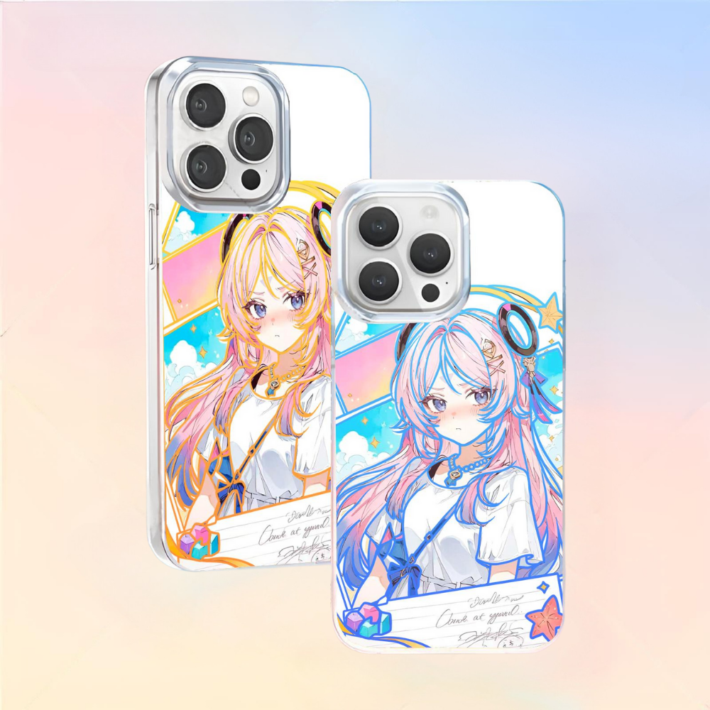 原神極光金漸變防摔手機殼