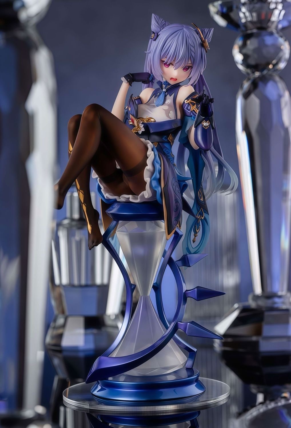 原神 霆霓快雨 刻晴 提鞋坐姿 1/7 雙頭雕-GOODTOYSTUDIO