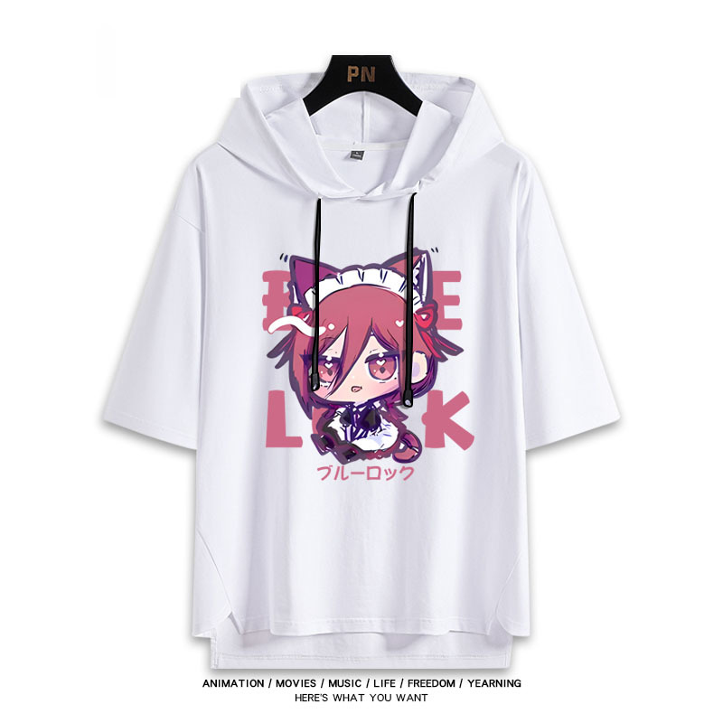藍色監獄 連帽短袖T恤